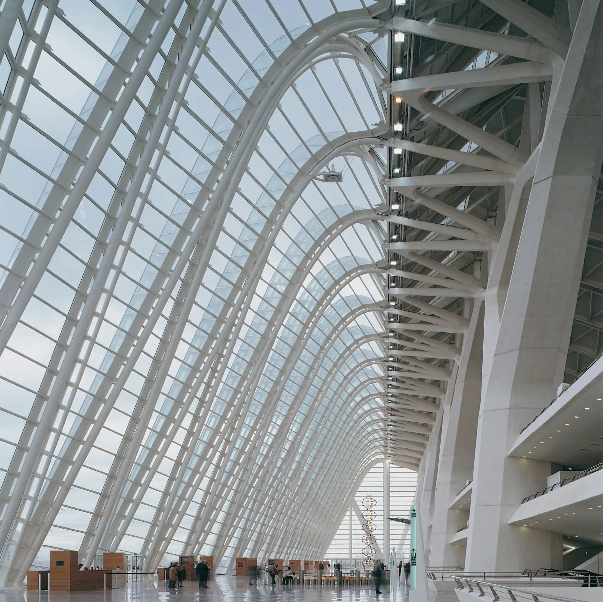 Cerchas Espaciales en el Trabajo de Santiago Calatrava